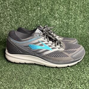 Brooks Addiction 13 Women's Size 10 D (Wide) Running Shoes Gray Blue